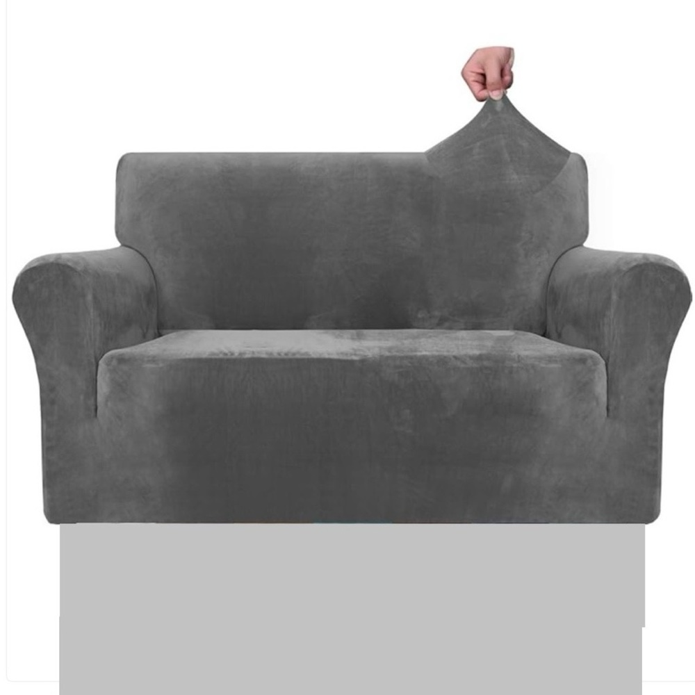 Great Bay Home-Sofa Cover for Two Seat Sofa (Love Seat)-One Piece